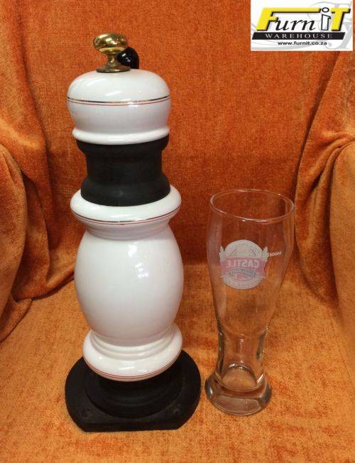 Bar Accessories CASTLE Draught CERAMIC beer tower Highly Collectable was listed for R4,500.
